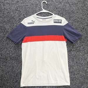 PUMA Red Bull Racing F1 Colorblock Crewneck Short Sleeve Shirt Size S